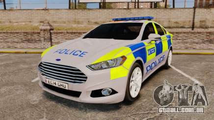 Ford Mondeo 2014 Metropolitan Police [ELS] para GTA 4