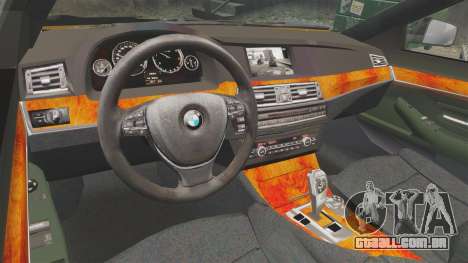 BMW M5 F10 2012 Unmarked Police [ELS] para GTA 4