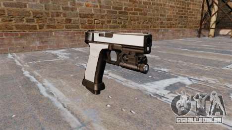 Pistola Glock De 20 Chrome para GTA 4