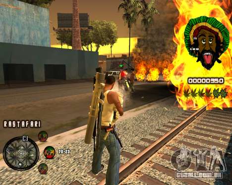 C-HUD Rastafari para GTA San Andreas