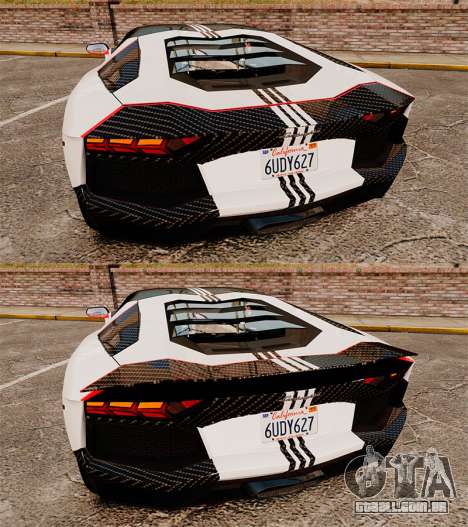 Lamborghini Aventador LP700-4 2012 Adidas Carbon para GTA 4