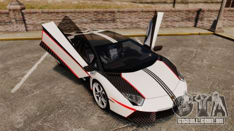 Lamborghini Aventador LP700-4 2012 Adidas Carbon para GTA 4