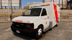Brute Speedo RLMS Ambulance [ELS] para GTA 4