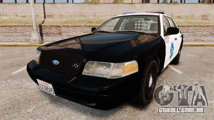 Ford Crown Victoria San Francisco Police [ELS] para GTA 4