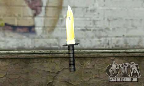 Golden Knife para GTA San Andreas