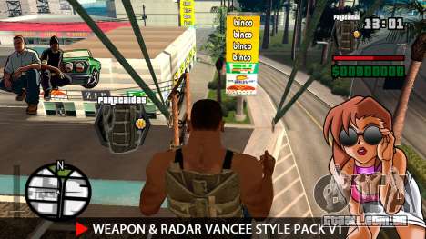Arma & Radar VanCee Estilo Pack v1 para GTA San Andreas
