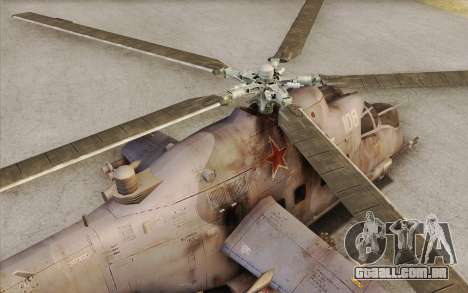 Mi-24D Hind from Modern Warfare 2 para GTA San Andreas