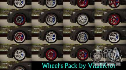 Wheels Pack by VitaliK101 para GTA San Andreas