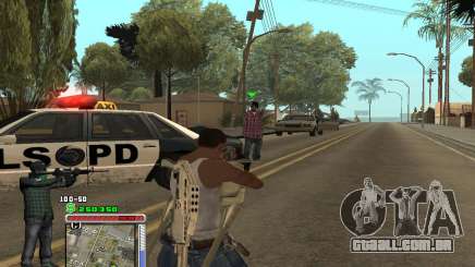 C-HUD Grove by Krutoyses para GTA San Andreas