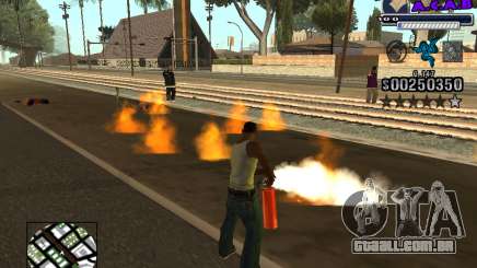 C-HUD new A.C.A.B para GTA San Andreas