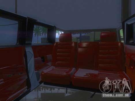 Hummer H2 Limousine para GTA San Andreas