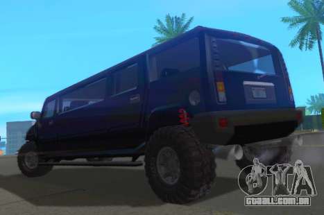 Hummer H2 Limousine para GTA San Andreas