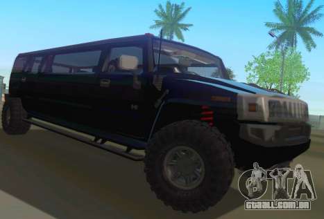 Hummer H2 Limousine para GTA San Andreas