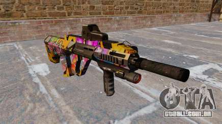 Máquina de Steyr AUG-A3 Graffitti para GTA 4