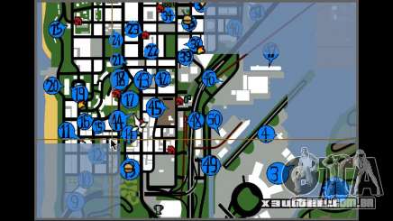 Hidden Photos Map para GTA San Andreas