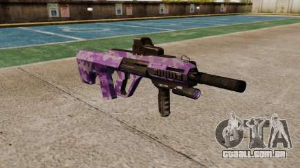 Автомат Steyr AUG-A3 Óptica Roxo Camo para GTA 4