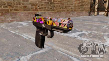 Arma FN Cinco sete Graffitti para GTA 4