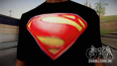 Man of Steel T-Shirt para GTA San Andreas