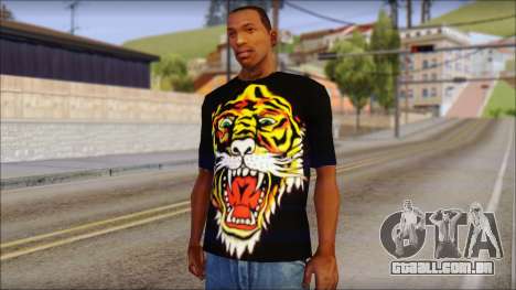 Ed Hardy Lion T-Shirt para GTA San Andreas