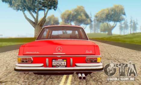 Mercedes-Benz 300SEL Stock 1972 para GTA San Andreas