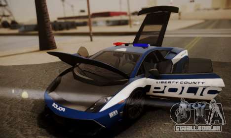 Lamborghini Gallardo LP 570-4 2011 Police v2 para GTA San Andreas