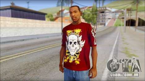 Skull T-Shirt para GTA San Andreas