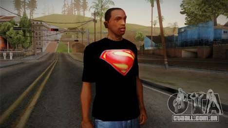 Man of Steel T-Shirt para GTA San Andreas