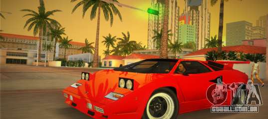 Countach Lp5000 Custom Lamborghini Countach LP5000 QV TT Custom para GTA Vice City