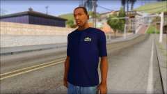 Blue Izod Lacoste Polo Shirt para GTA San Andreas