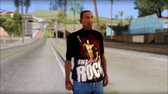 WWE The Rock T-Shirt para GTA San Andreas