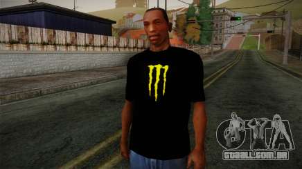 Monster Energy Shirt Black para GTA San Andreas