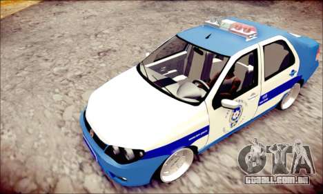 Fiat Albea Police Turkish para GTA San Andreas