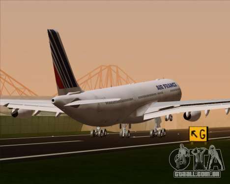 Airbus A340-313 Air France (Old Livery) para GTA San Andreas