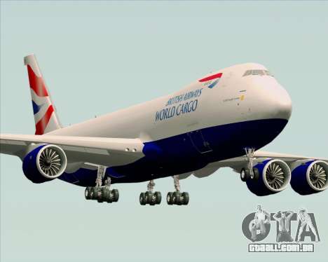 Boeing 747-8 Cargo British Airways World Cargo para GTA San Andreas