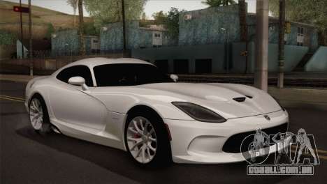 Dodge SRT Viper GTS 2012 para GTA San Andreas