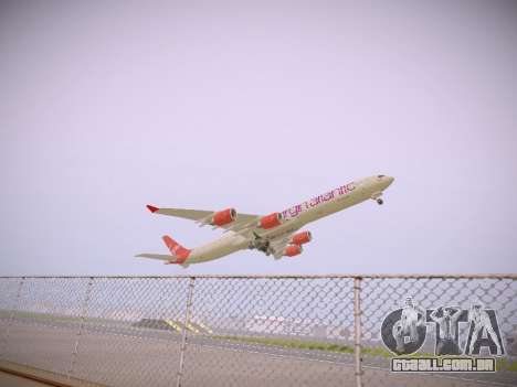 Airbus A340-600 Virgin Atlantic New Livery para GTA San Andreas