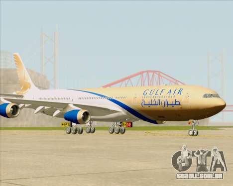 Airbus A340-313 Gulf Air para GTA San Andreas