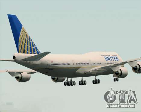 Boeing 747-8 Intercontinental United Airlines para GTA San Andreas