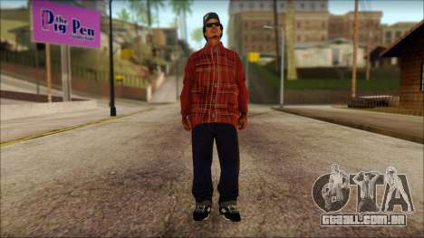 Eazy-E Red Skin v1 para GTA San Andreas