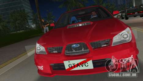 Subaru Impreza WRX STI 2006 Type 1 para GTA Vice City