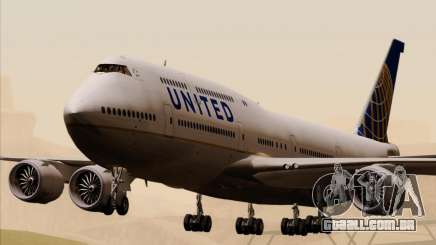 Boeing 747-8 Intercontinental United Airlines para GTA San Andreas