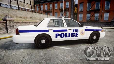 Ford Crown Victoria F.B.I. Police [ELS] para GTA 4