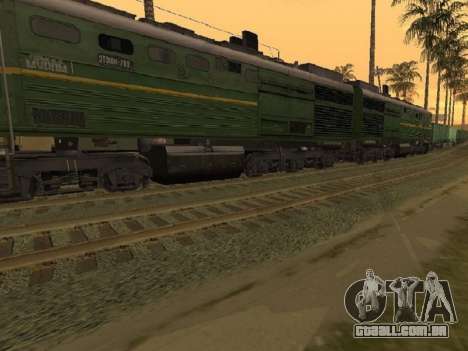 Locomotiva 2TE10L-079 para GTA San Andreas