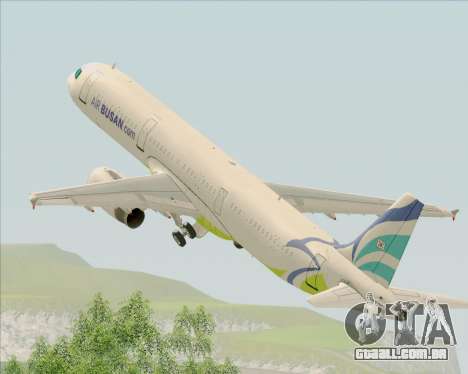 Airbus A321-200 Air Busan para GTA San Andreas