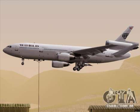 McDonnell Douglas DC-10-30 World Airways para GTA San Andreas