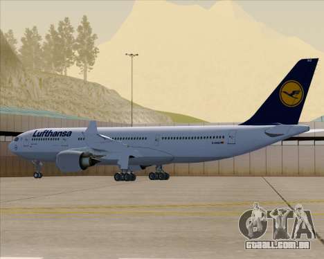 Airbus A330-200 Lufthansa para GTA San Andreas