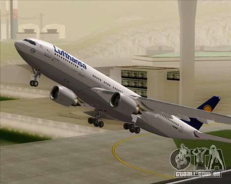 Airbus A330-200 Lufthansa para GTA San Andreas