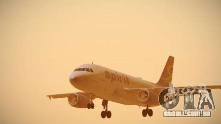 Airbus A319-132 Spirit Airlines para GTA San Andreas