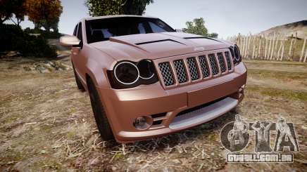 Jeep Grand Cherokee SRT8 rim lights para GTA 4