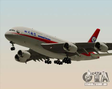 Airbus A380-800 Sichuan Airlines para GTA San Andreas